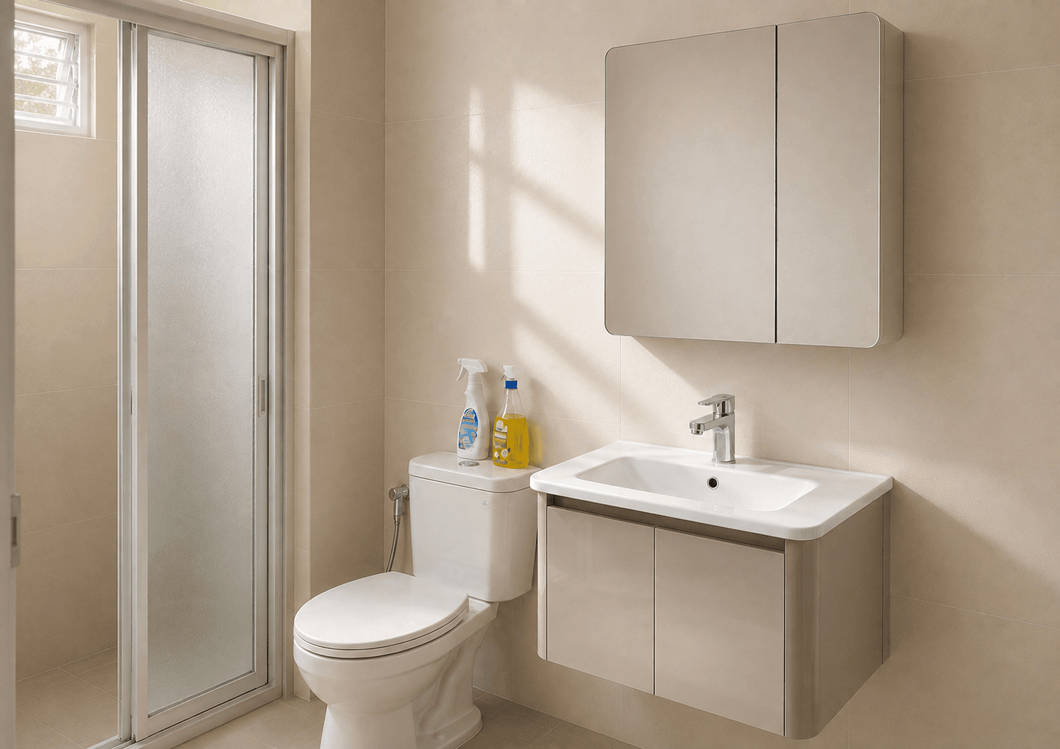 Compact Bathroom
