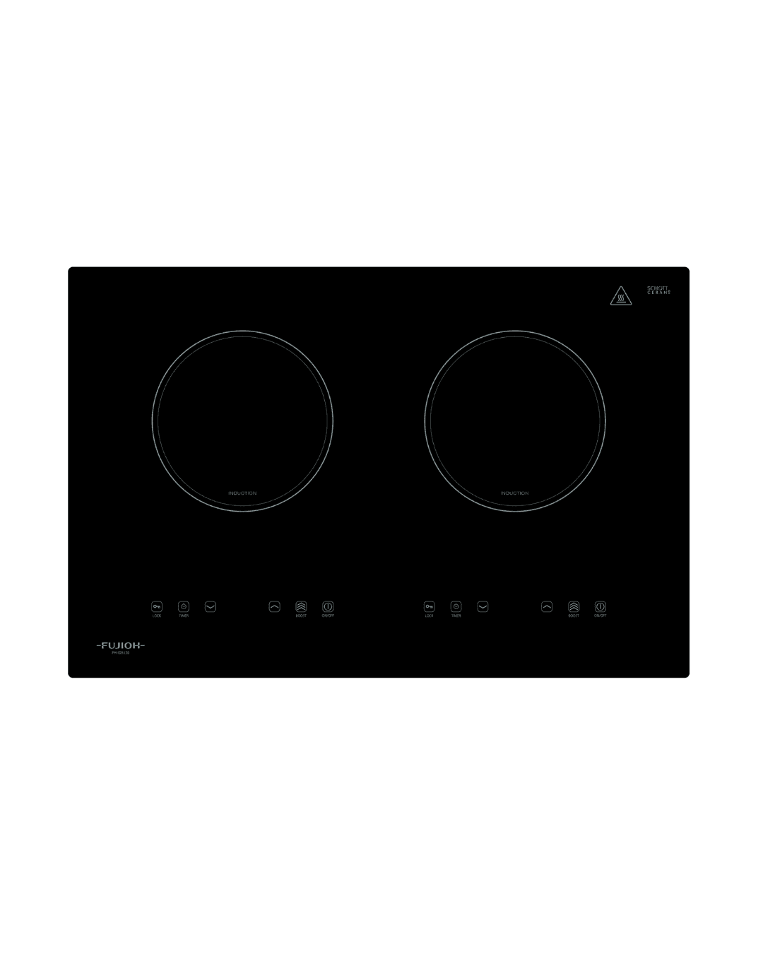 Fujioh Induction Hob with 2 Zones