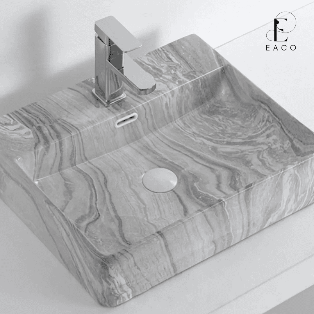 EACO Wall Hung Ceramic Wash Basin